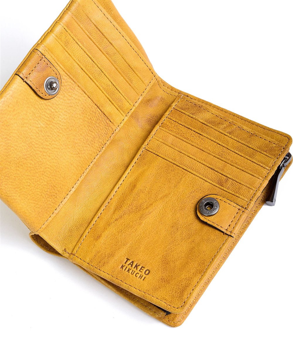 タケオキクチ オイスター セミ長財布 カード段10