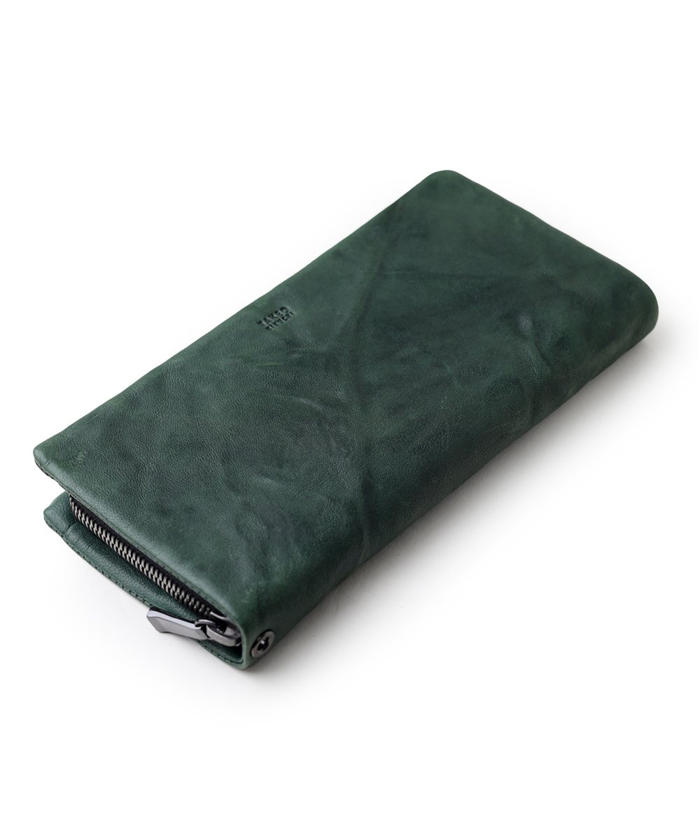 タケオキクチ オイスター ラウンドファスナー長財布 カード段13