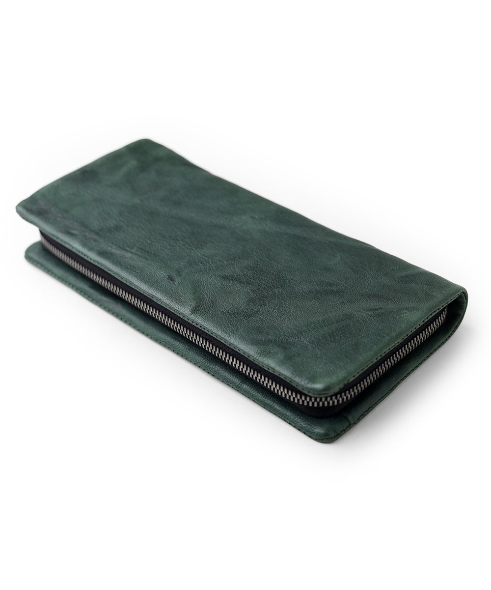 タケオキクチ オイスター ラウンドファスナー長財布 カード段13