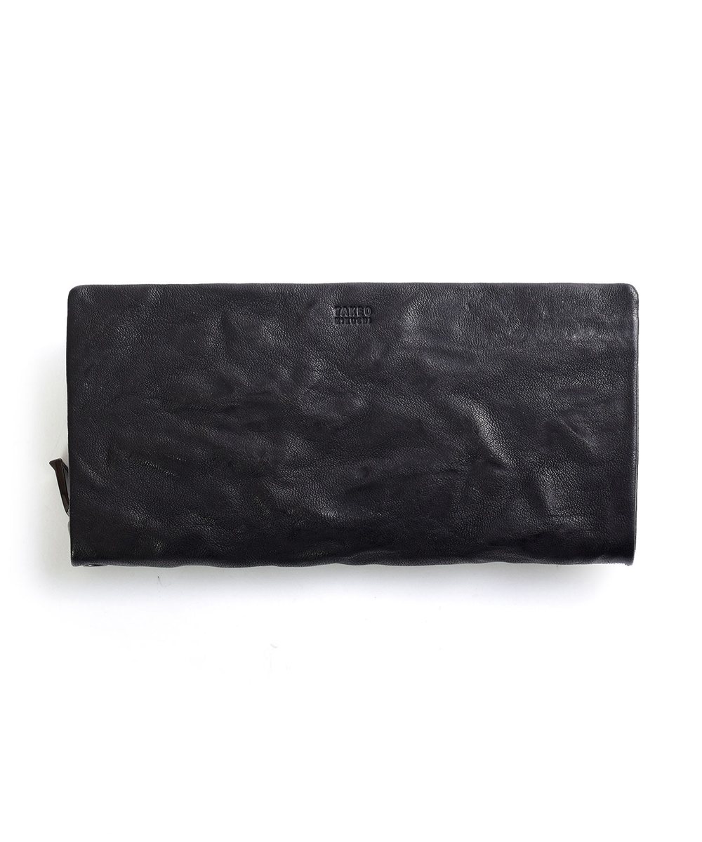 タケオキクチ オイスター ラウンドファスナー長財布 カード段13