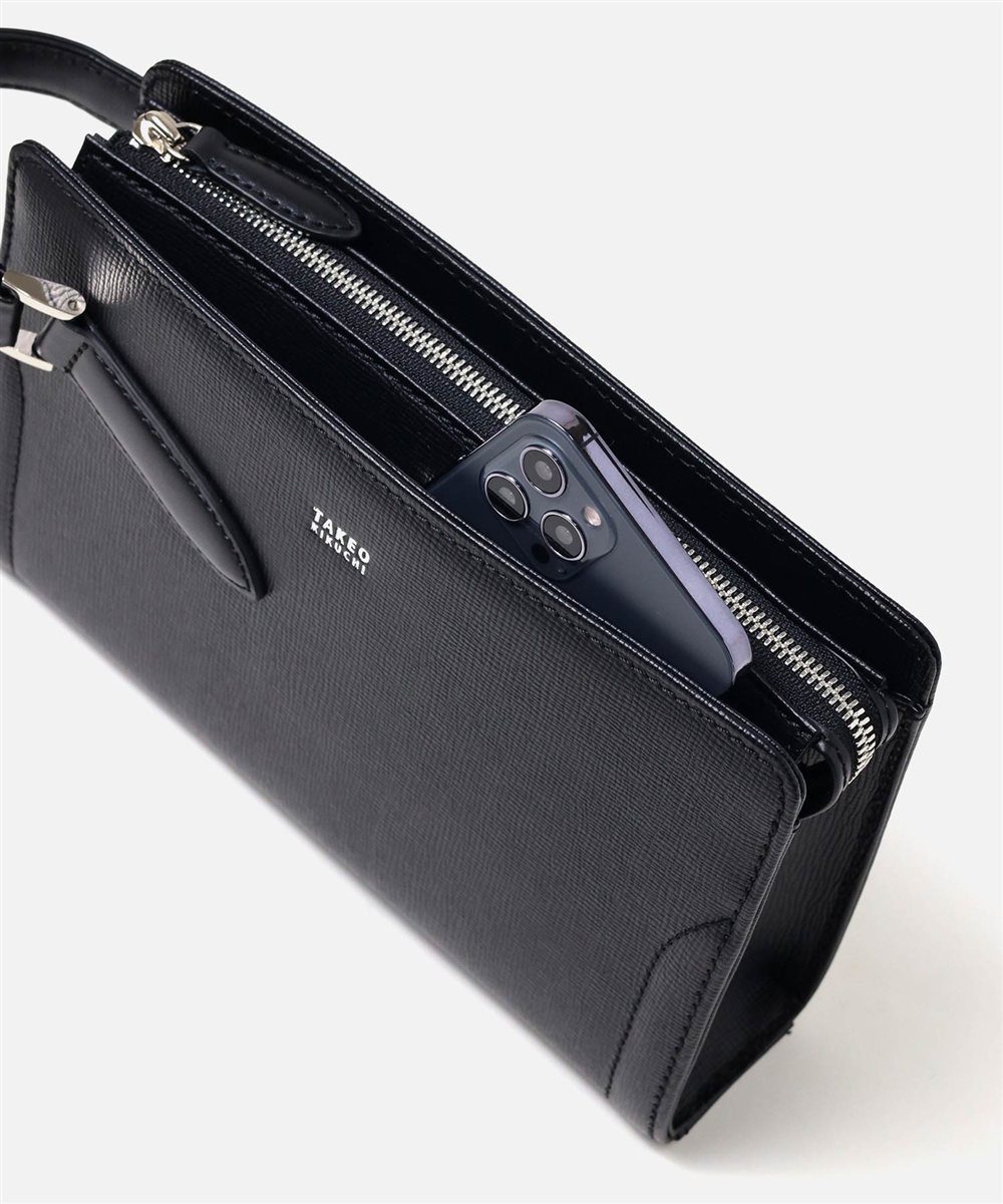 タケオキクチ スパーダ レザーメンズバッグ スモール