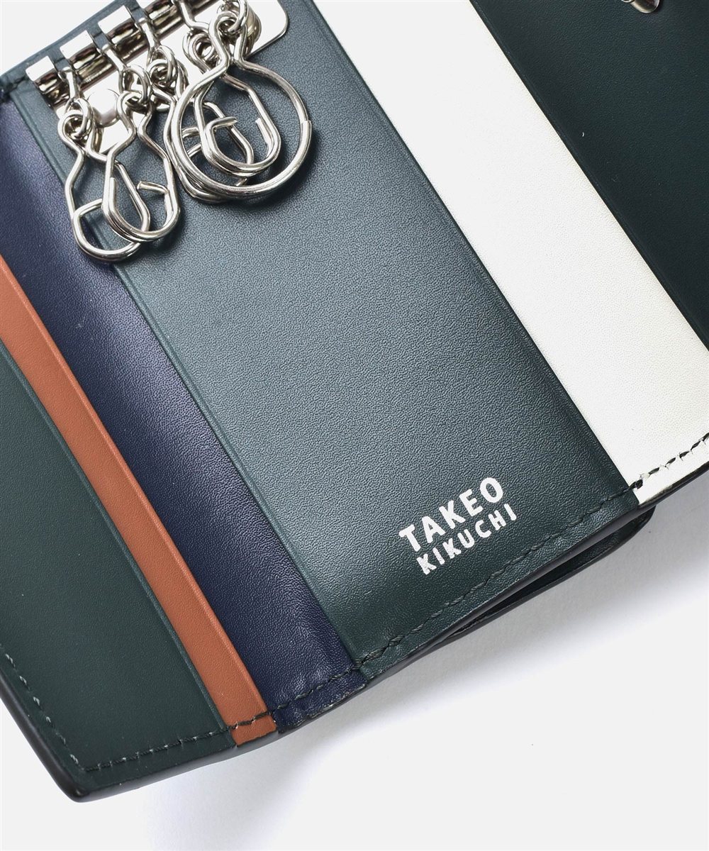 タケオキクチ シグマ 小銭入れ兼用 キーケース