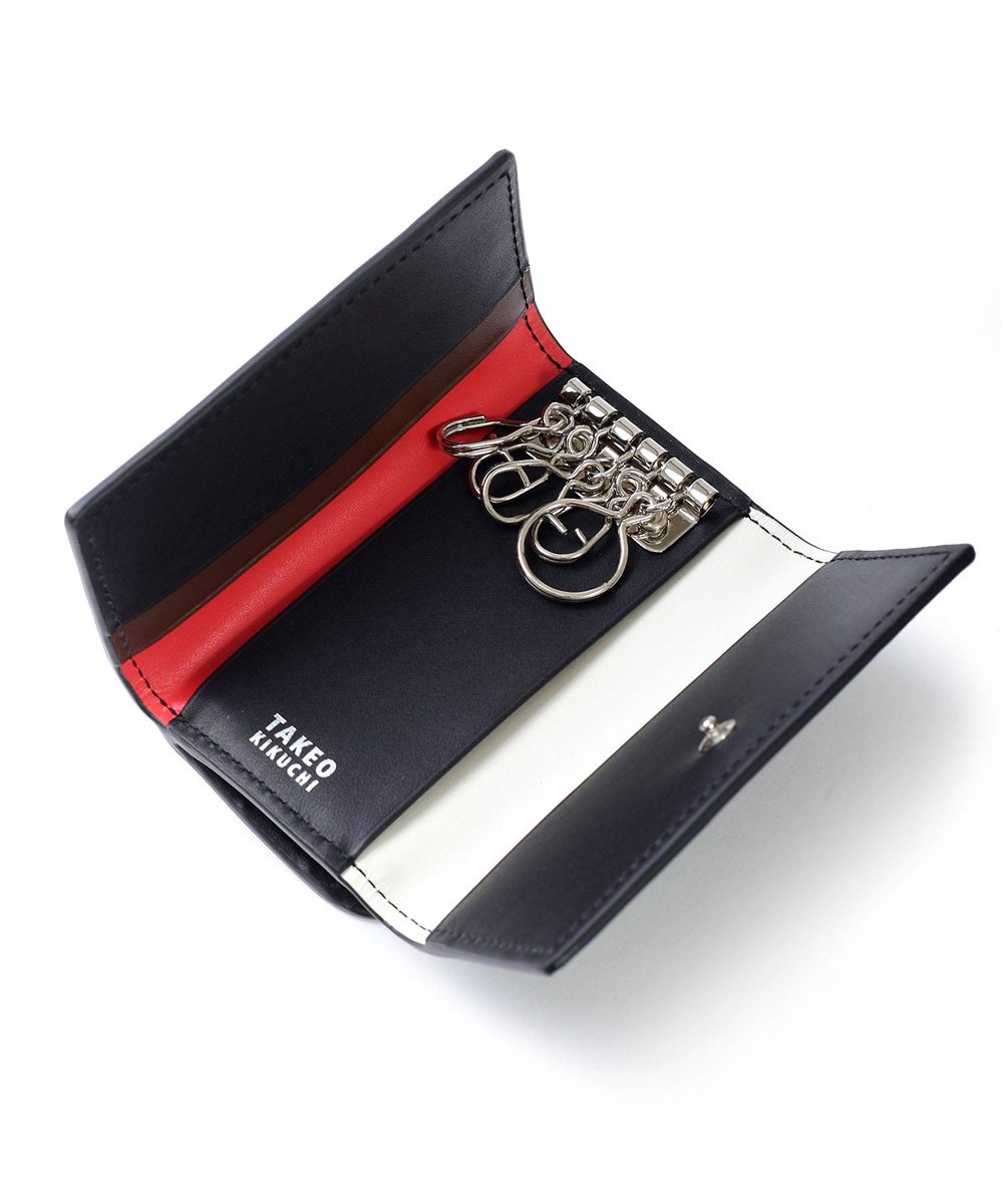 タケオキクチ シグマ 小銭入れ兼用 キーケース