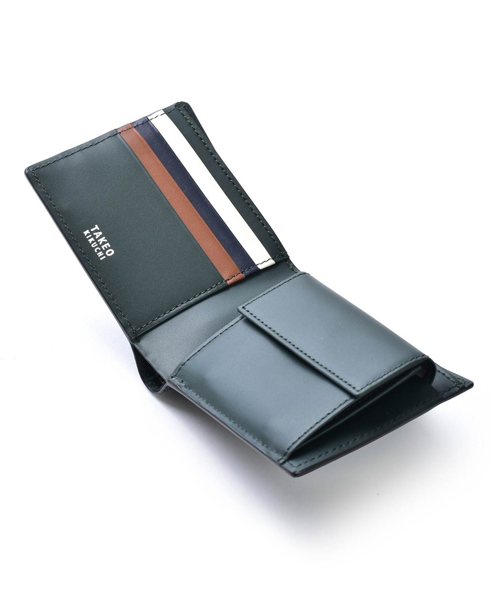 タケオキクチ シグマ 二つ折り財布 カード段4