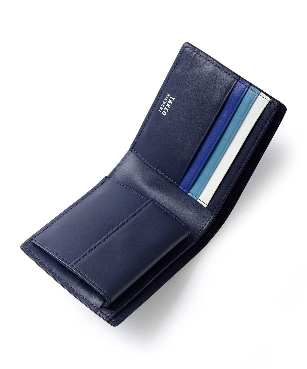 タケオキクチ シグマ 二つ折り財布 カード段4