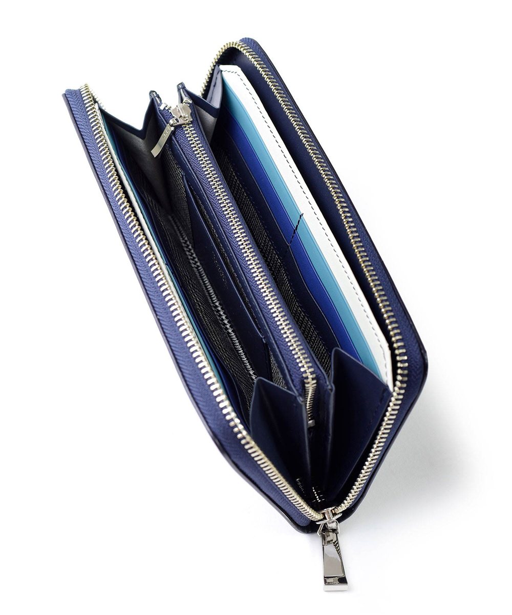 タケオキクチ シグマ ラウンドファスナー長財布 カード段13