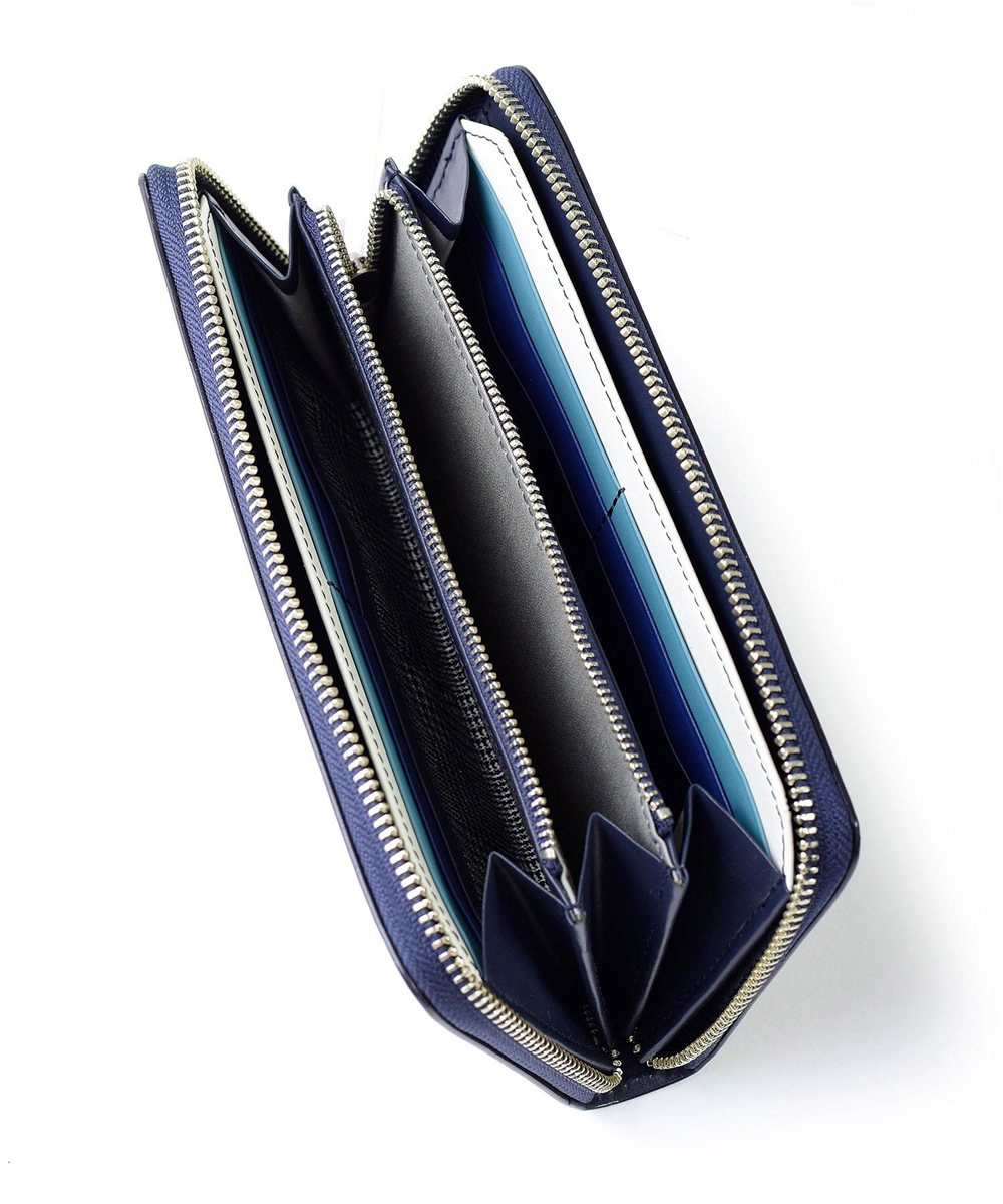 タケオキクチ シグマ ラウンドファスナー長財布 カード段13