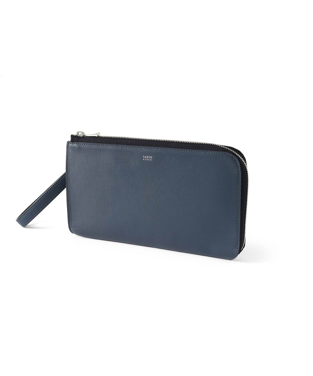 タケオキクチ マックス レザークラッチバッグ ミニ