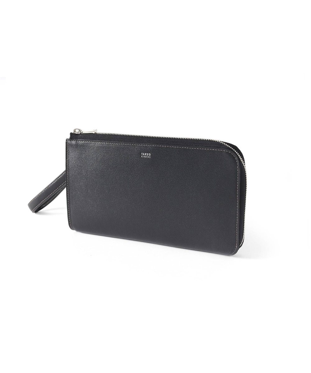 タケオキクチ マックス レザークラッチバッグ ミニ