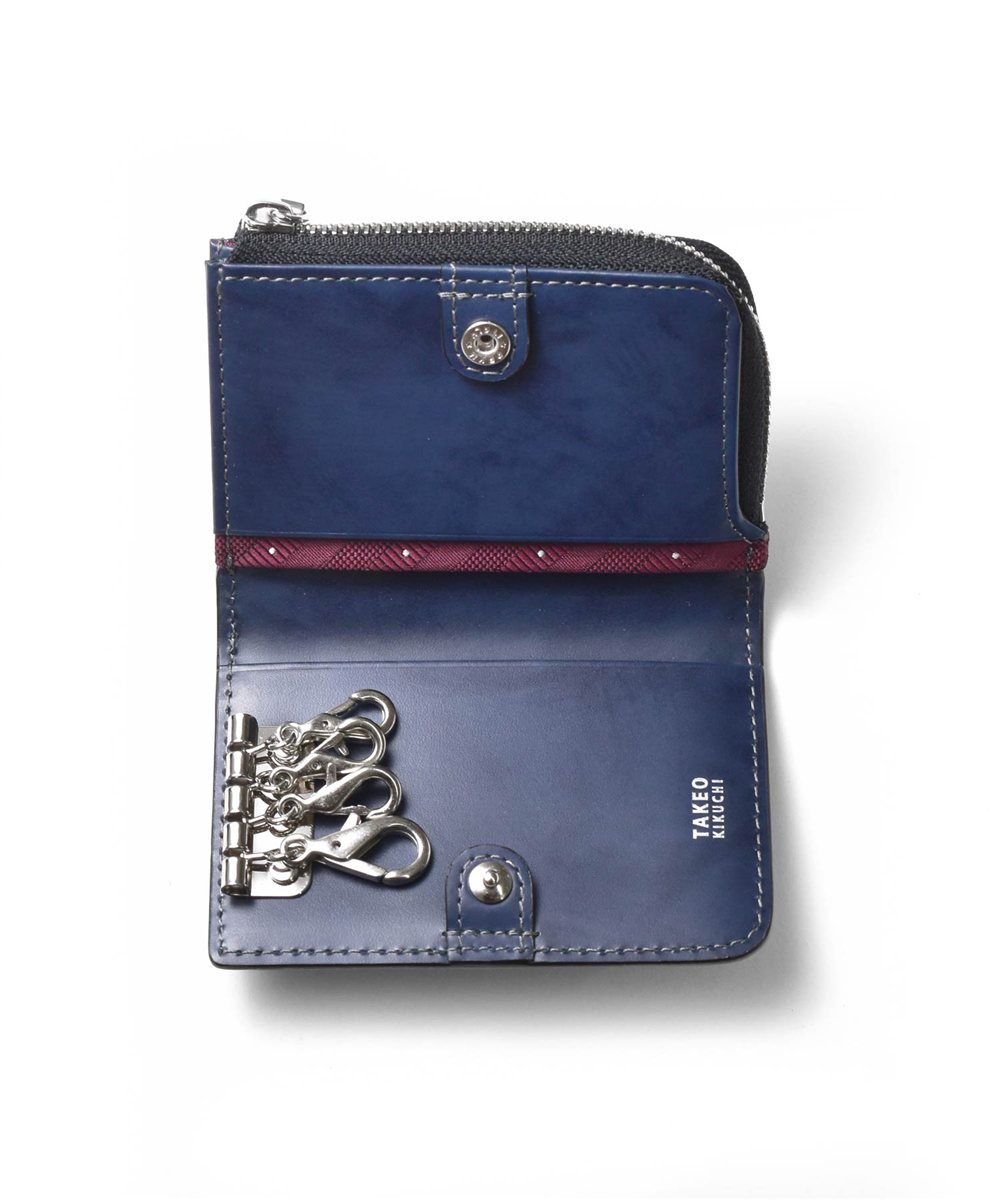 タケオキクチ マックス 小銭入れ/パスケース兼用 キーケース