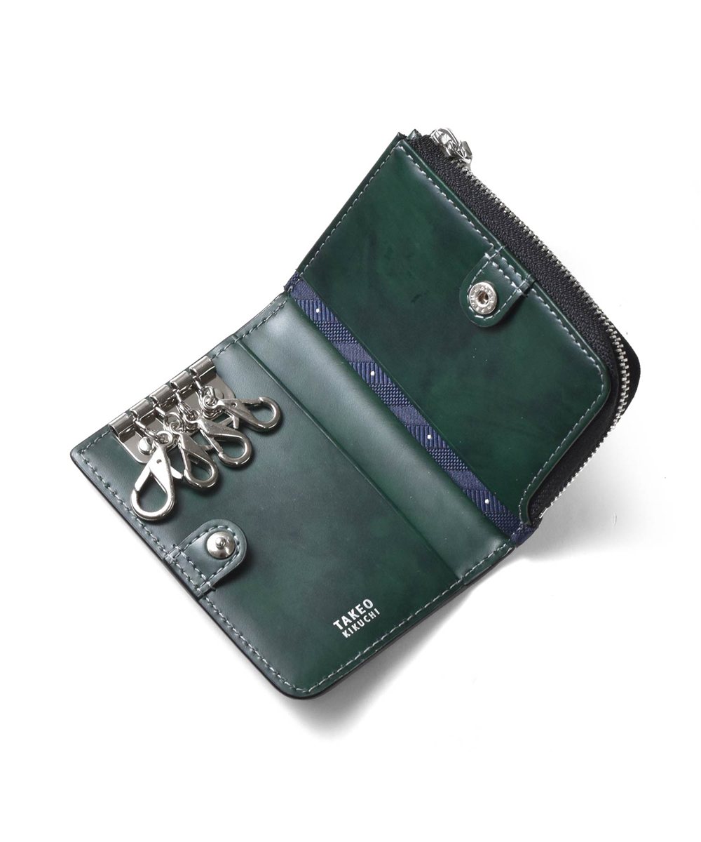 タケオキクチ マックス 小銭入れ/パスケース兼用 キーケース