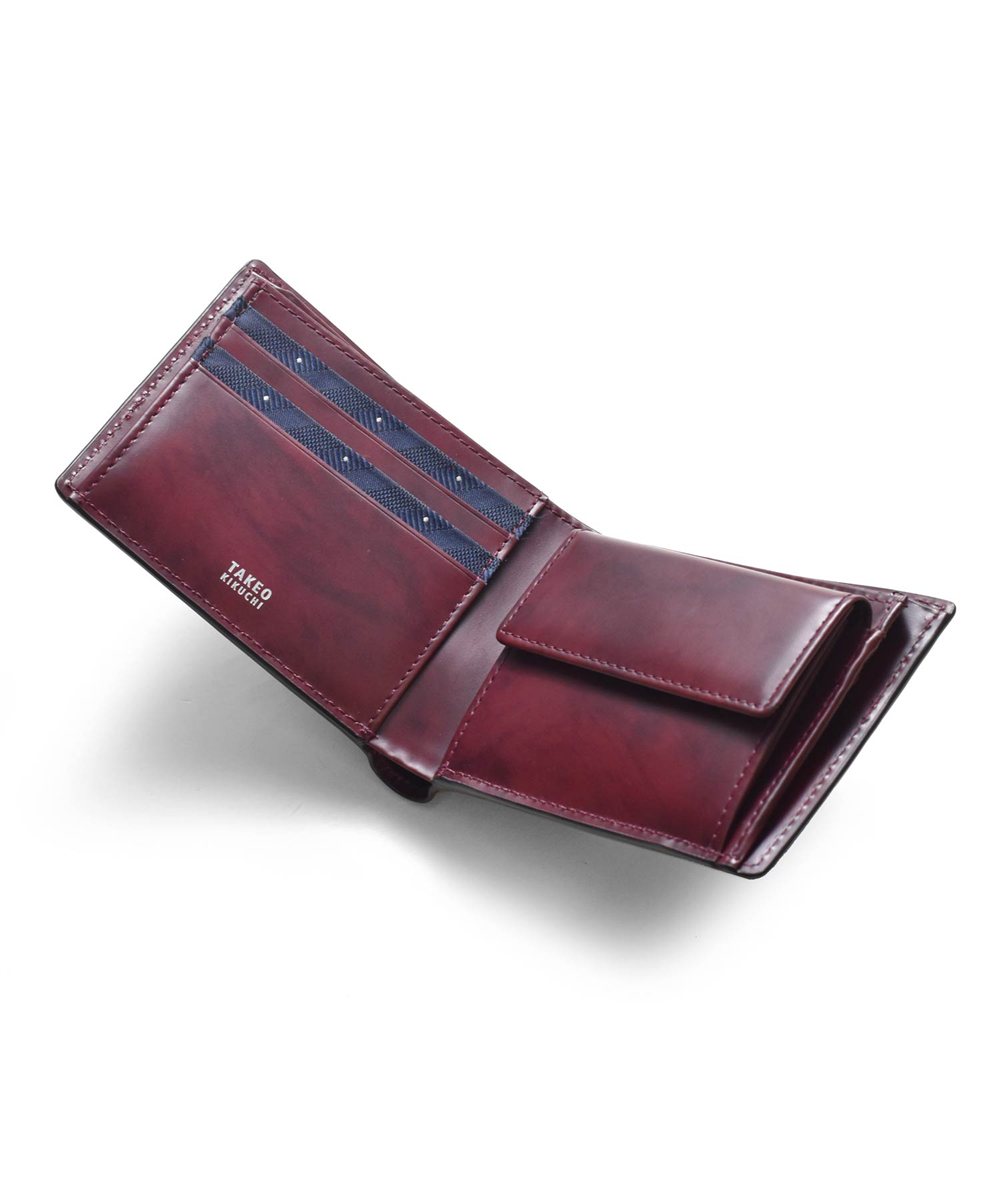 タケオキクチ マックス 二つ折り財布 カード段8