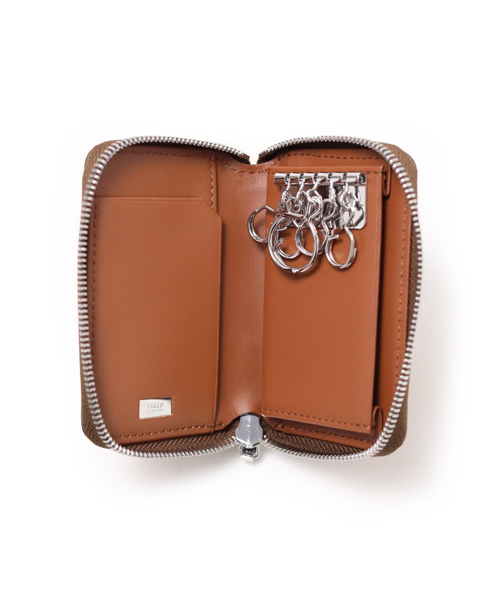 タケオキクチ パナマ パスケース兼用キーケース