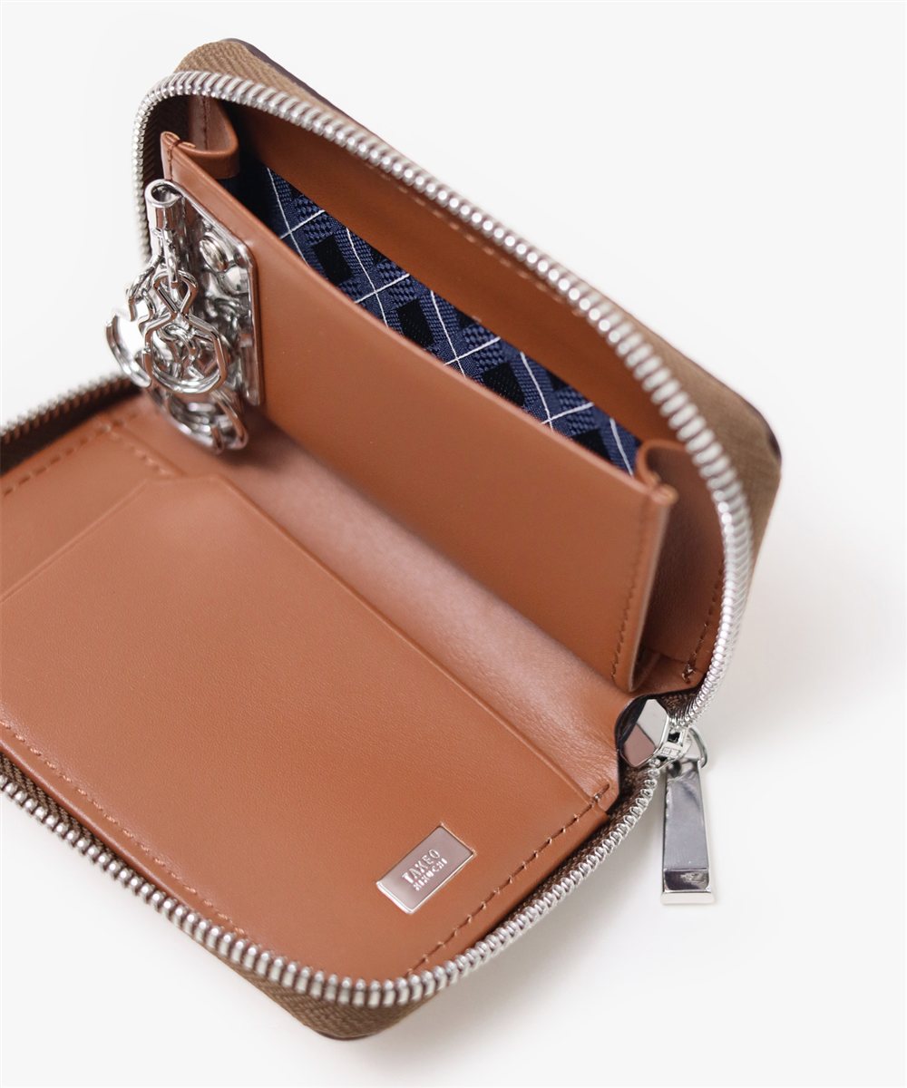 タケオキクチ パナマ パスケース兼用キーケース