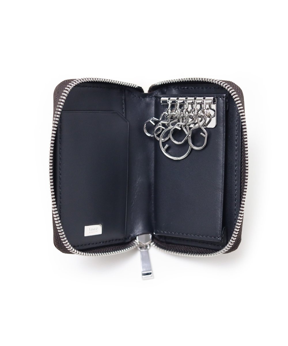 タケオキクチ パナマ パスケース兼用キーケース