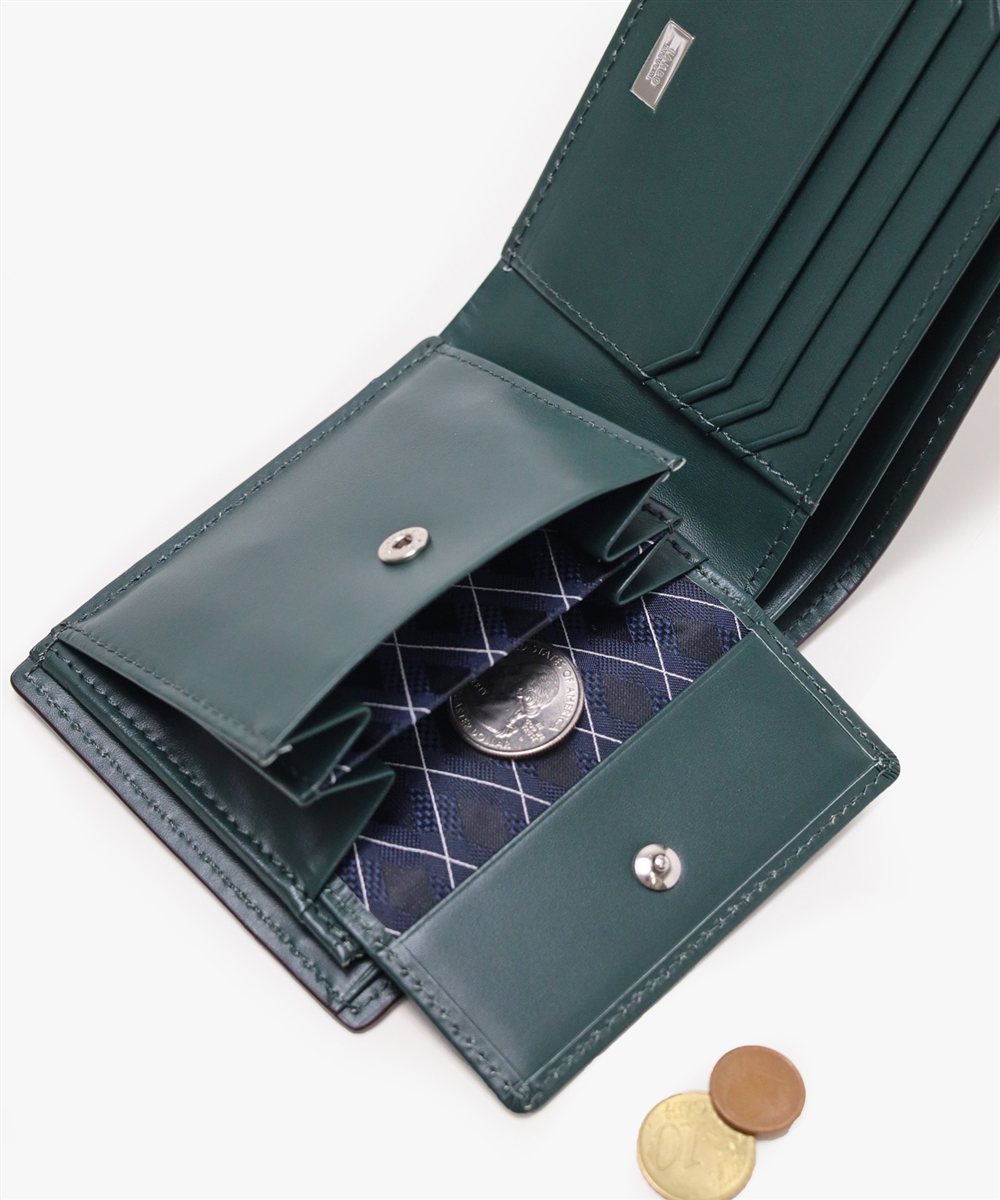 タケオキクチ パナマ 二つ折り財布 カード段8