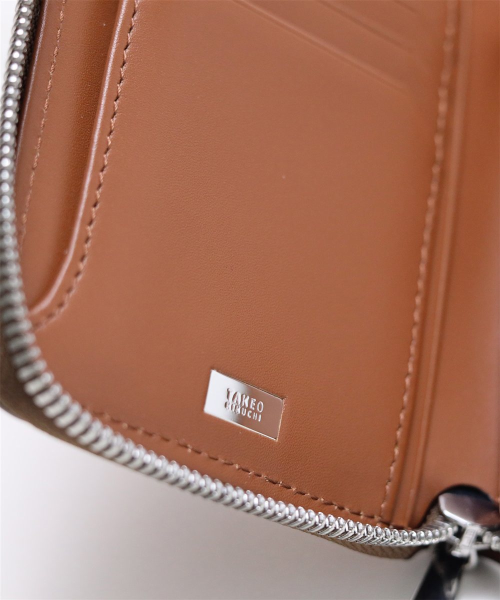 タケオキクチ パナマ セミ長財布 カード段9