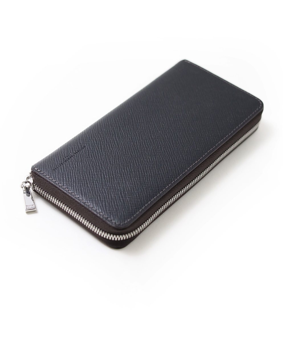 タケオキクチ パナマ ラウンドファスナー長財布 カード段13