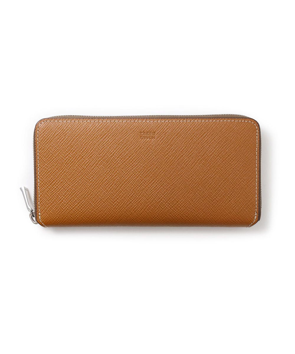 タケオキクチ パナマ ラウンドファスナー長財布 カード段13