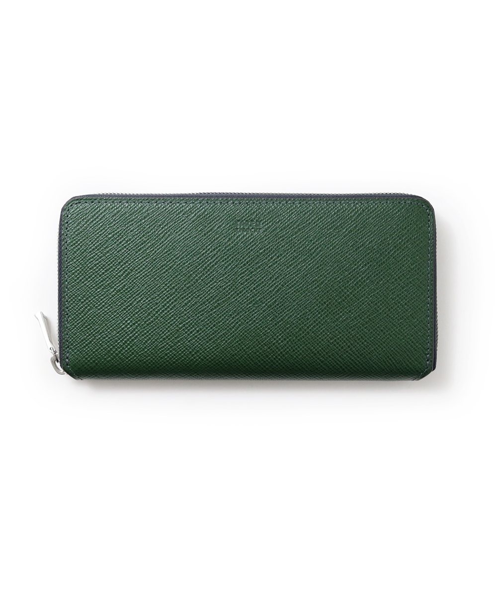 タケオキクチ パナマ ラウンドファスナー長財布 カード段13