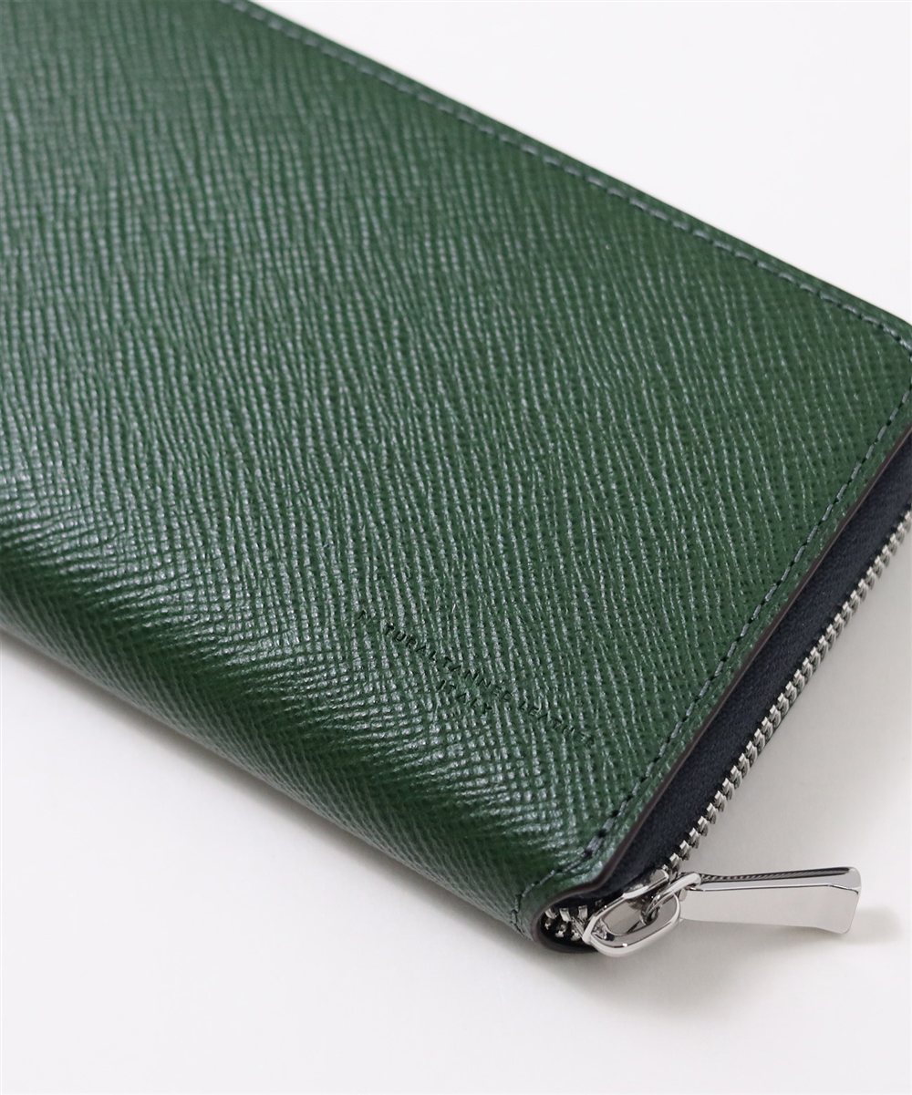 タケオキクチ パナマ ラウンドファスナー長財布 カード段13