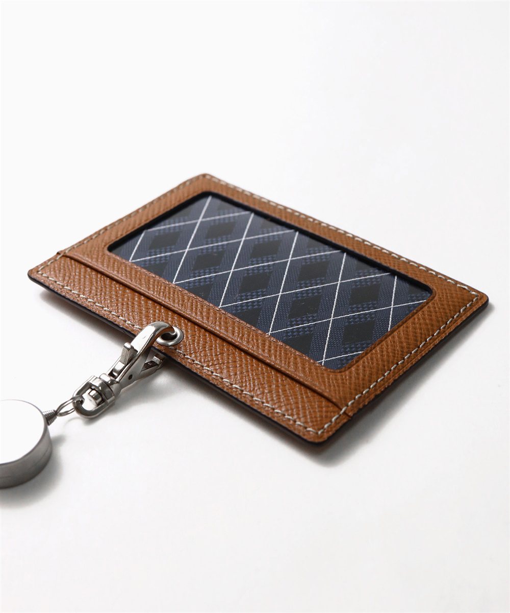 タケオキクチ パナマ IDカードホルダー リール付き