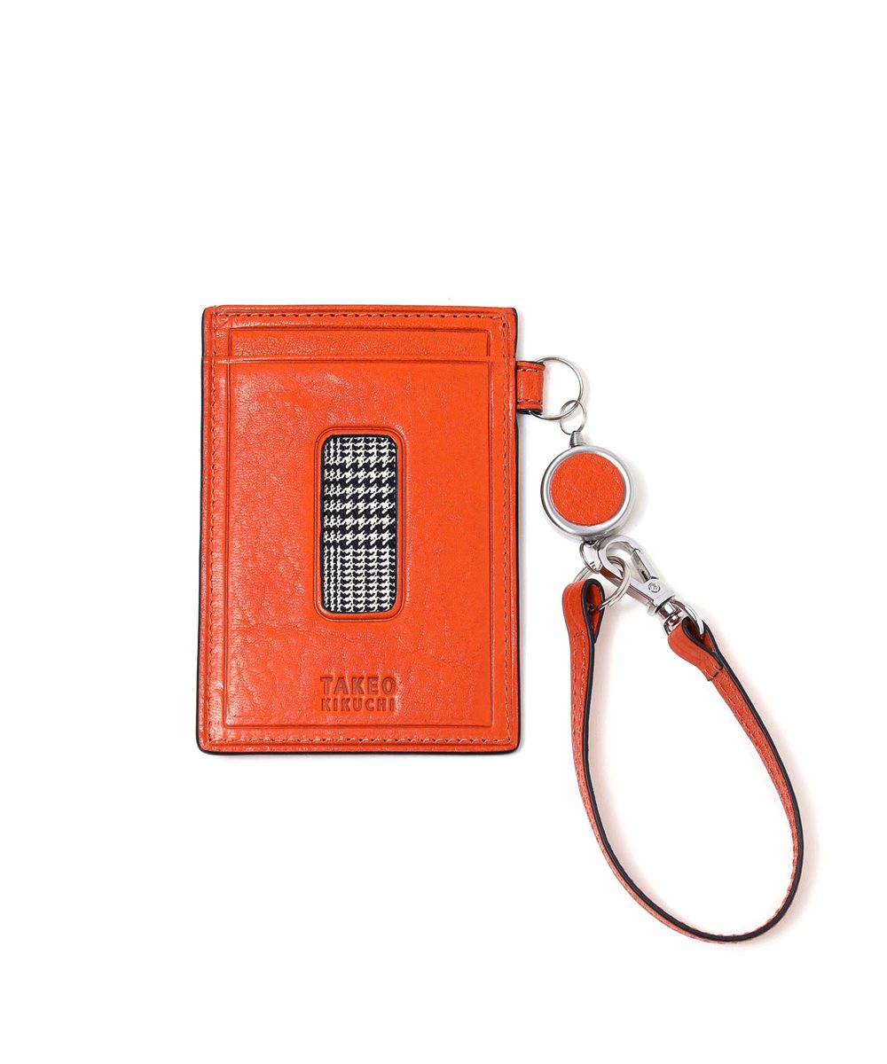 タケオキクチ コイン財布 リール付きパスケース