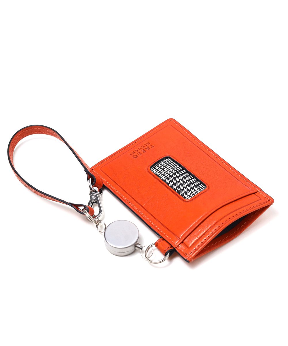 タケオキクチ コイン財布 リール付きパスケース