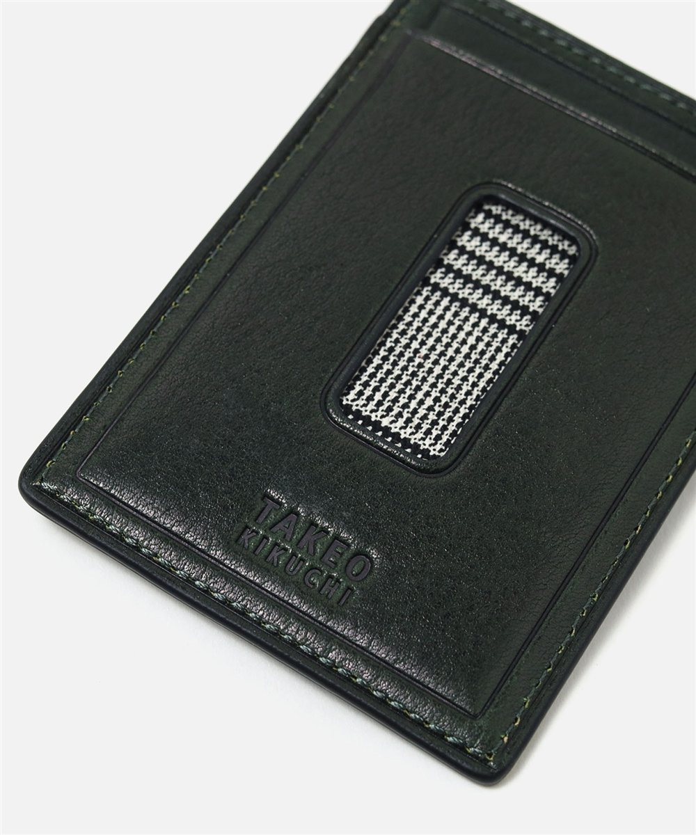 タケオキクチ コイン財布 リール付きパスケース
