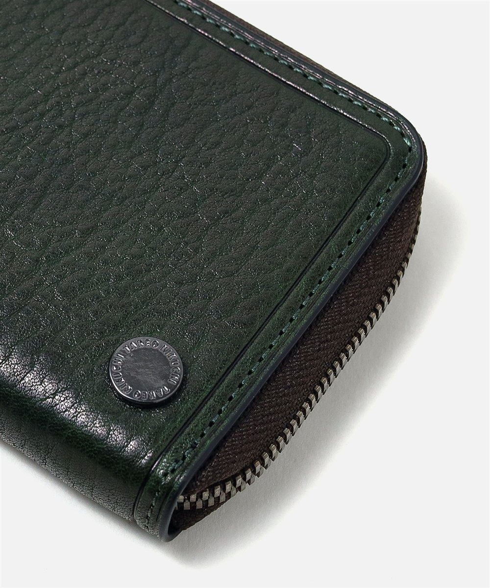 タケオキクチ コイン L字ファスナー コンパクト財布 カード段3