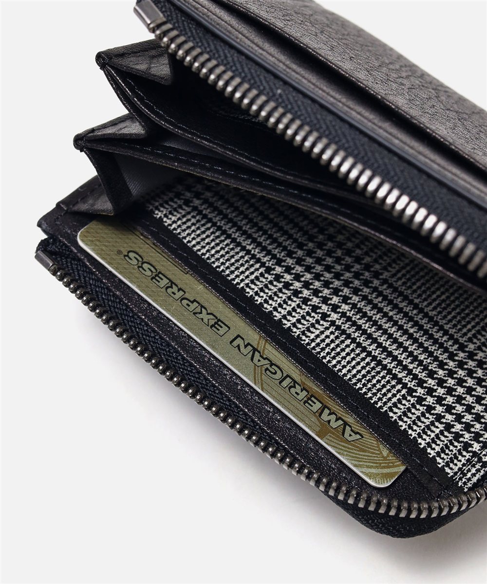 タケオキクチ コイン L字ファスナー コンパクト財布 カード段3