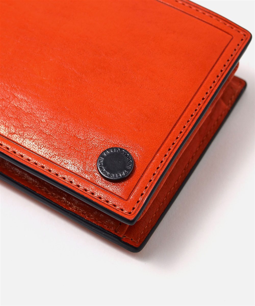 タケオキクチ コイン 二つ折り財布 中ベラ付き カード段12