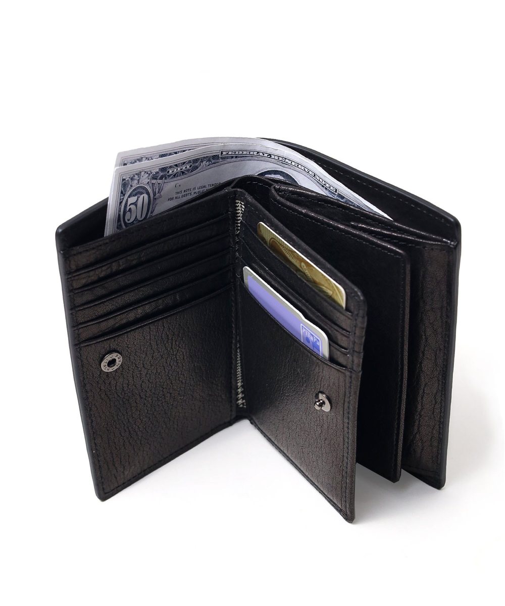 タケオキクチ コイン セミ長財布 カード段13