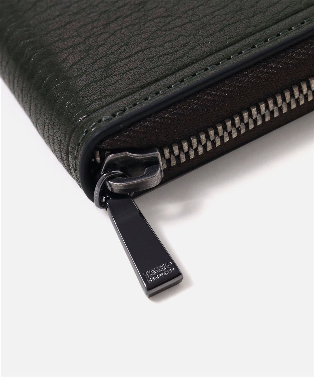 タケオキクチ コイン ラウンドファスナー長財布 カード段12