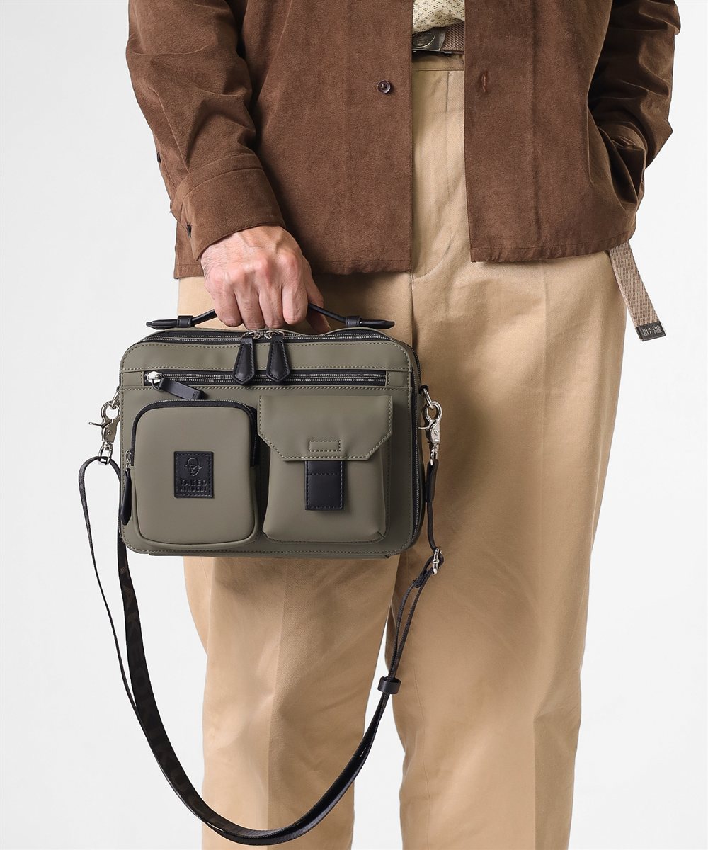 タケオキクチ ベルクロII ショルダーバッグ ヨコ型