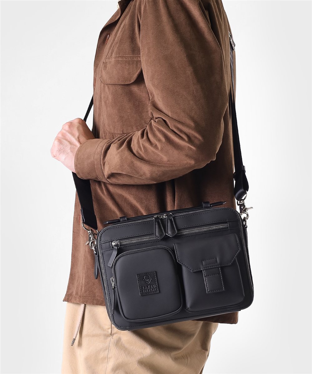 タケオキクチ ベルクロII ショルダーバッグ ヨコ型