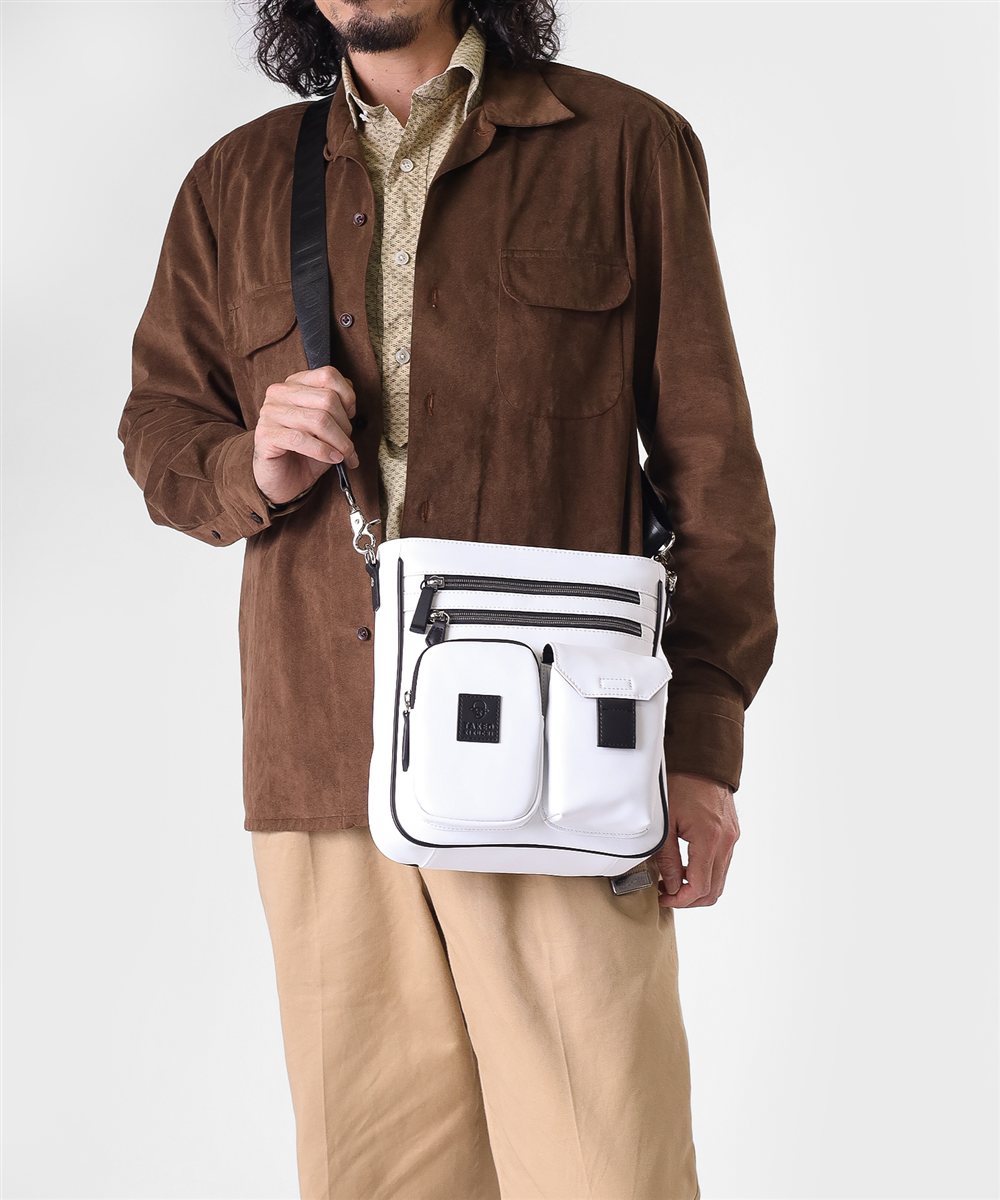 タケオキクチ ベルクロII ショルダーバッグ タテ型