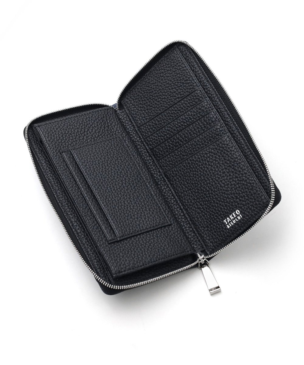 タケオキクチ ビル ラウンドファスナー長財布 カード段10