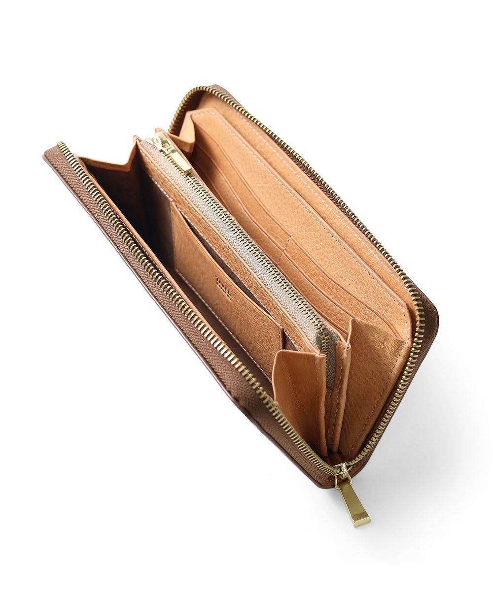 タケオキクチ ターナリー ラウンドファスナー長財布 カード段13