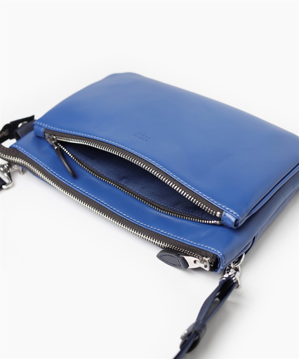 タケオキクチ セレーノ クラッチバッグ兼用 ミニレザーショルダーバッグ