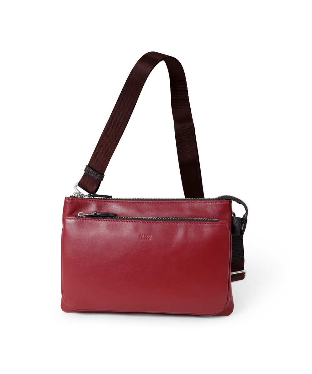 タケオキクチ セレーノ クラッチバッグ兼用 ミニレザーショルダーバッグ