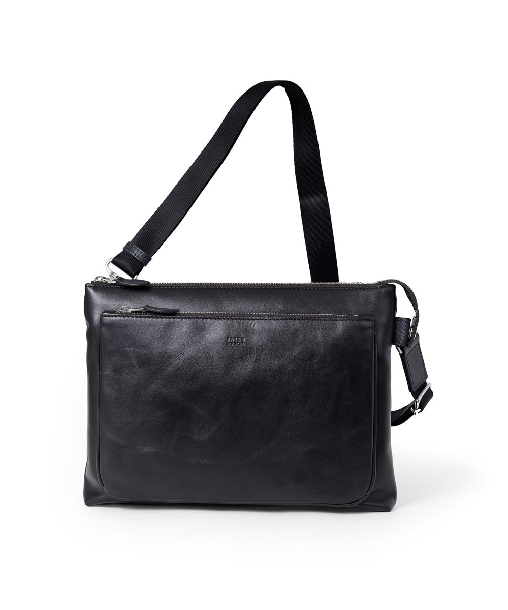 タケオキクチ セレーノ クラッチバッグ兼用 レザーショルダーバッグ B5