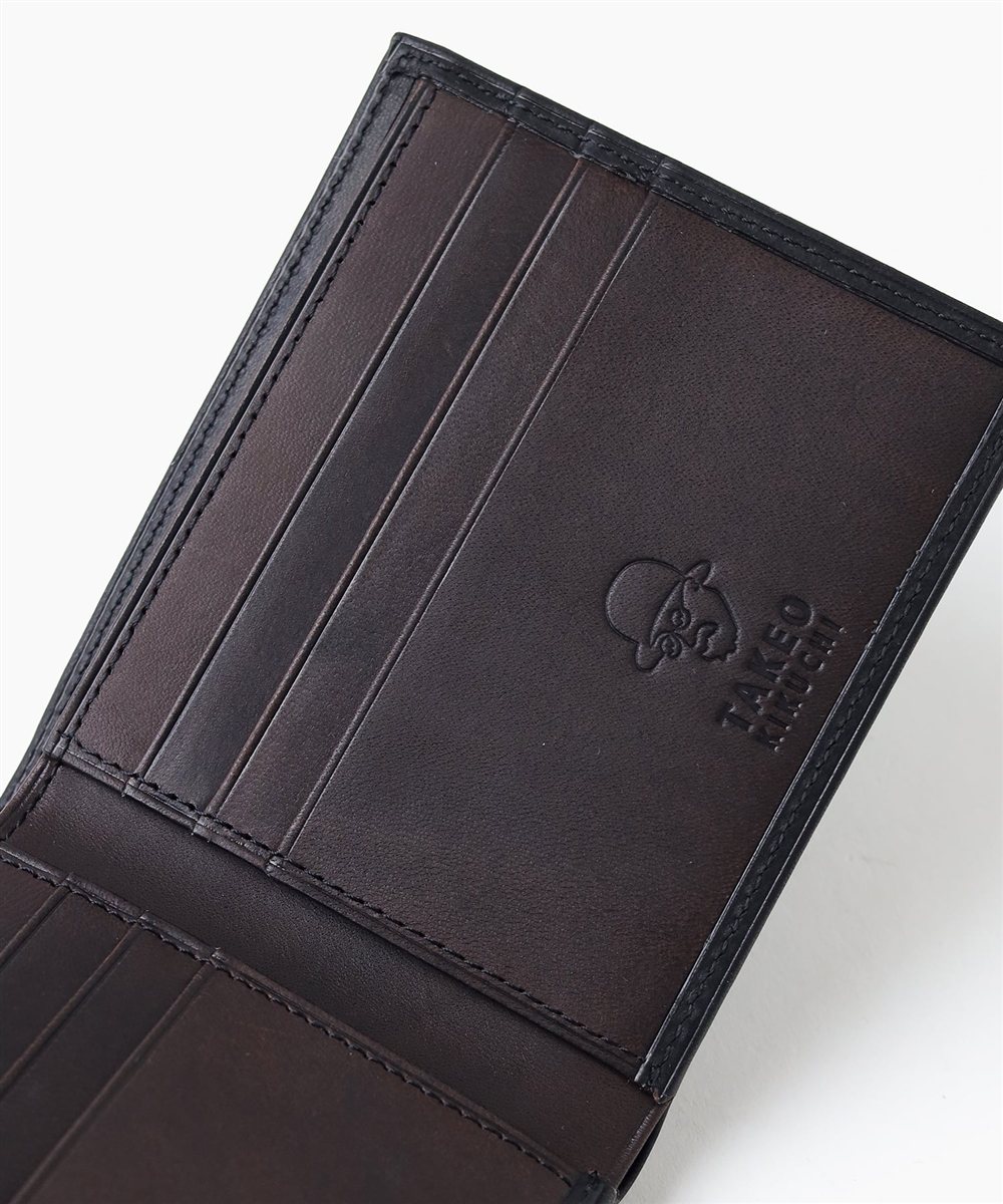 タケオキクチ ヘリテージ 純札 二つ折り財布 カード段6