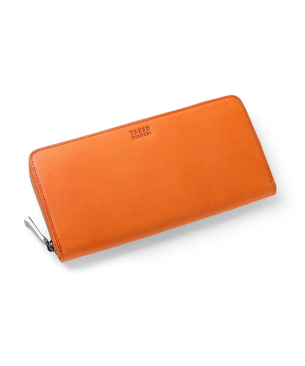 タケオキクチ ヘリテージ ラウンドファスナー長財布 カード段12