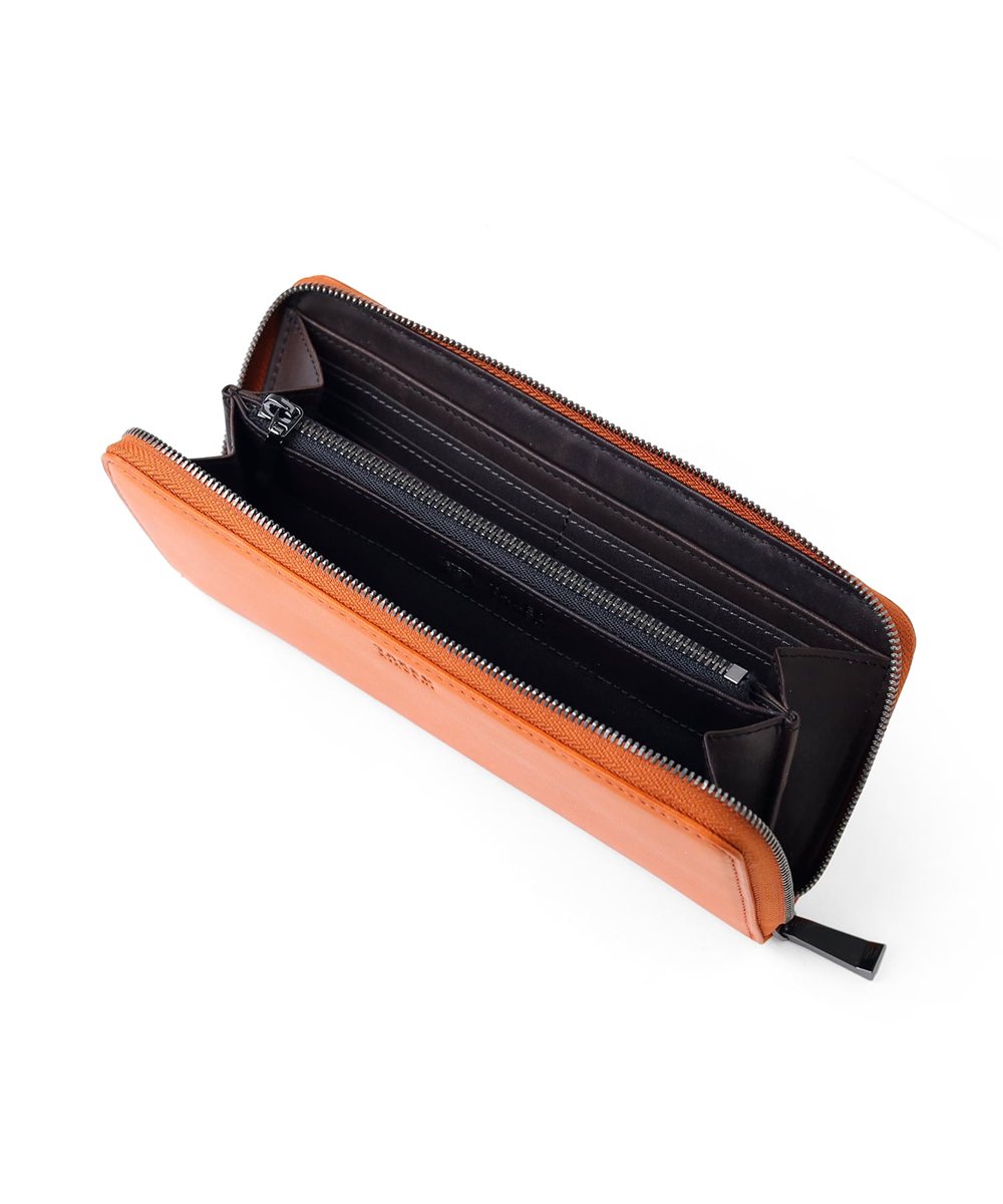 タケオキクチ ヘリテージ ラウンドファスナー長財布 カード段12