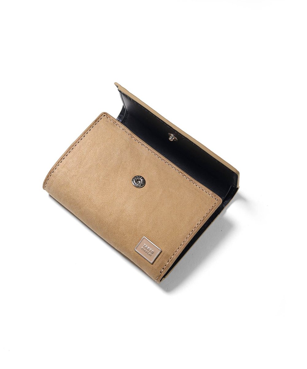 タケオキクチ タロン 三つ折り財布 カード段5