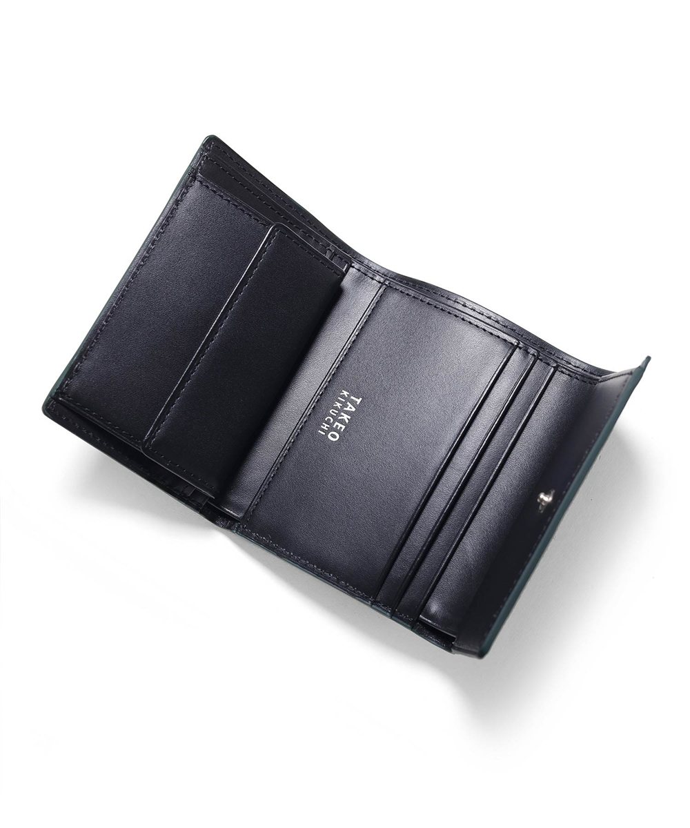 タケオキクチ タロン 三つ折り財布 カード段5