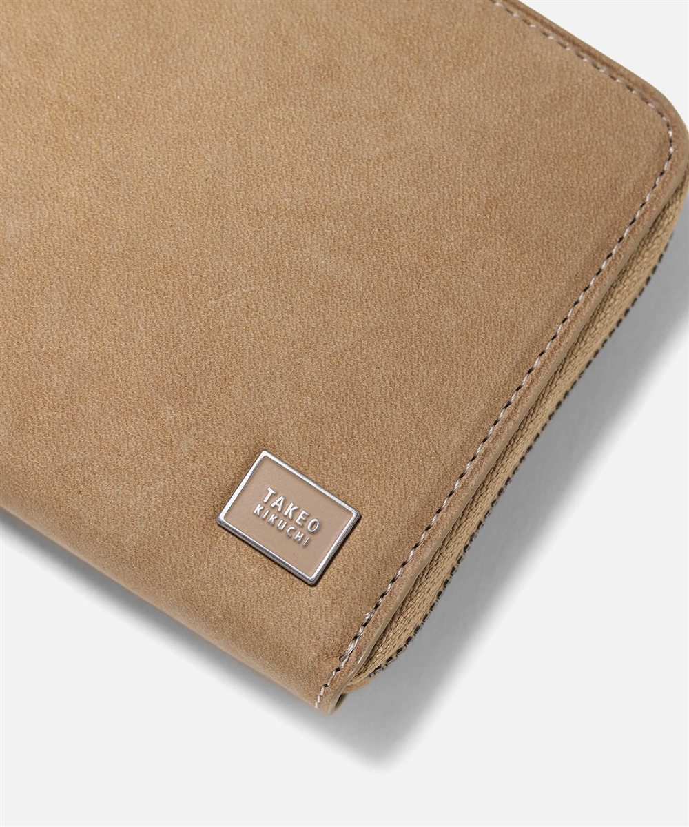 タケオキクチ タロン ラウンドファスナー長財布 カード段12
