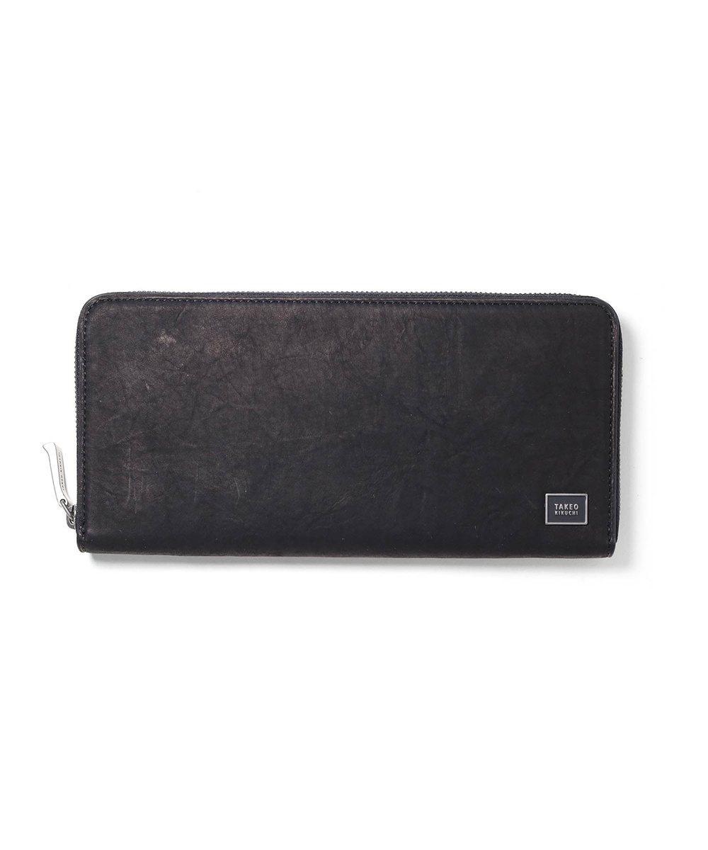 タケオキクチ タロン ラウンドファスナー長財布 カード段12