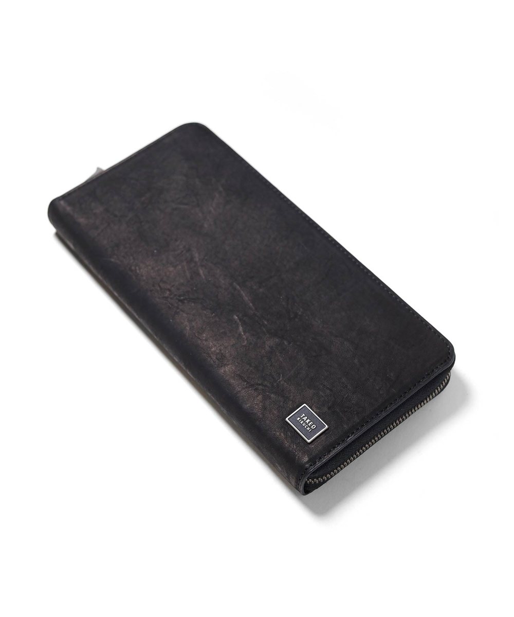 タケオキクチ タロン ラウンドファスナー長財布 カード段12